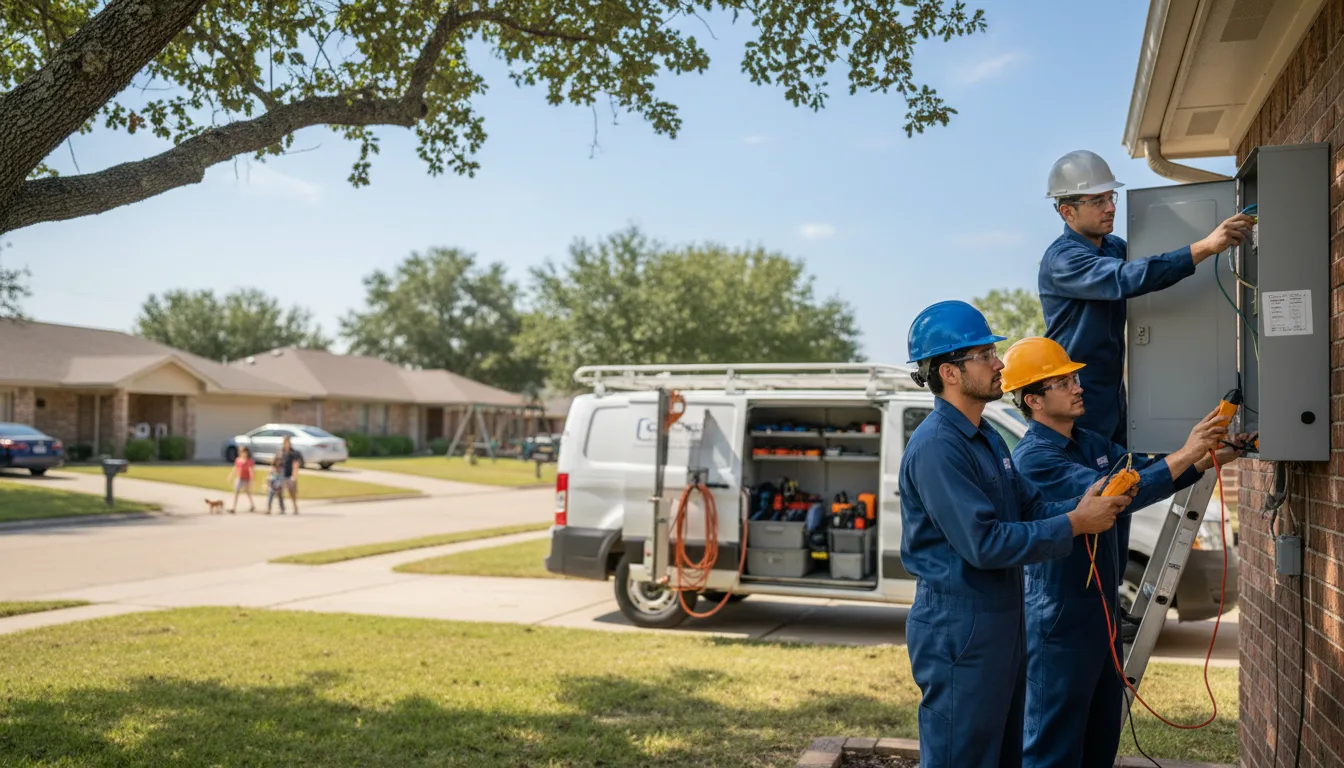 Certified electrician providing emergency electrical services in Marion, KS